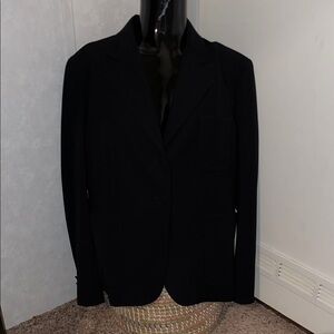 Louis Vuitton Elegant Black Blazer Skirt Uniform suit